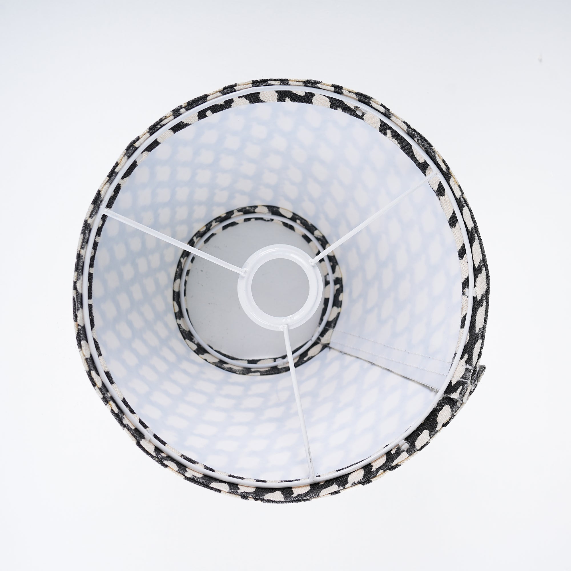 Handmade Off-White Linen Home Decor Lampshade - Khushbu