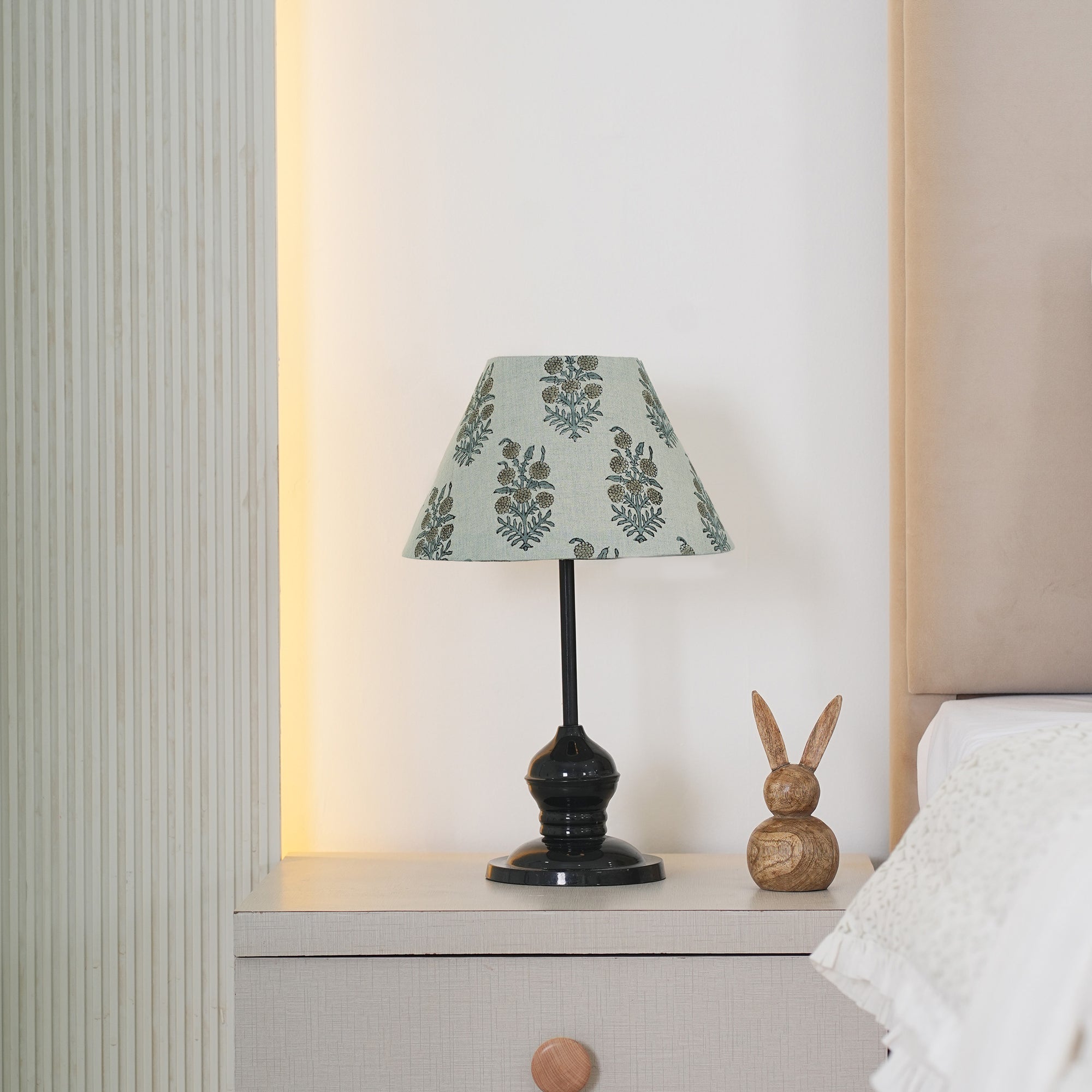 Handmade Pure Linen Boho Decor Coolie Lampshade - Hazara