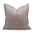 Solid Pink Thick Linen Oxford Pillow Cover | Farmhouse Decor