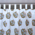 Indain Pink Floral Block Print Viscose Colored Linen Curtains - Sandhya Pushap