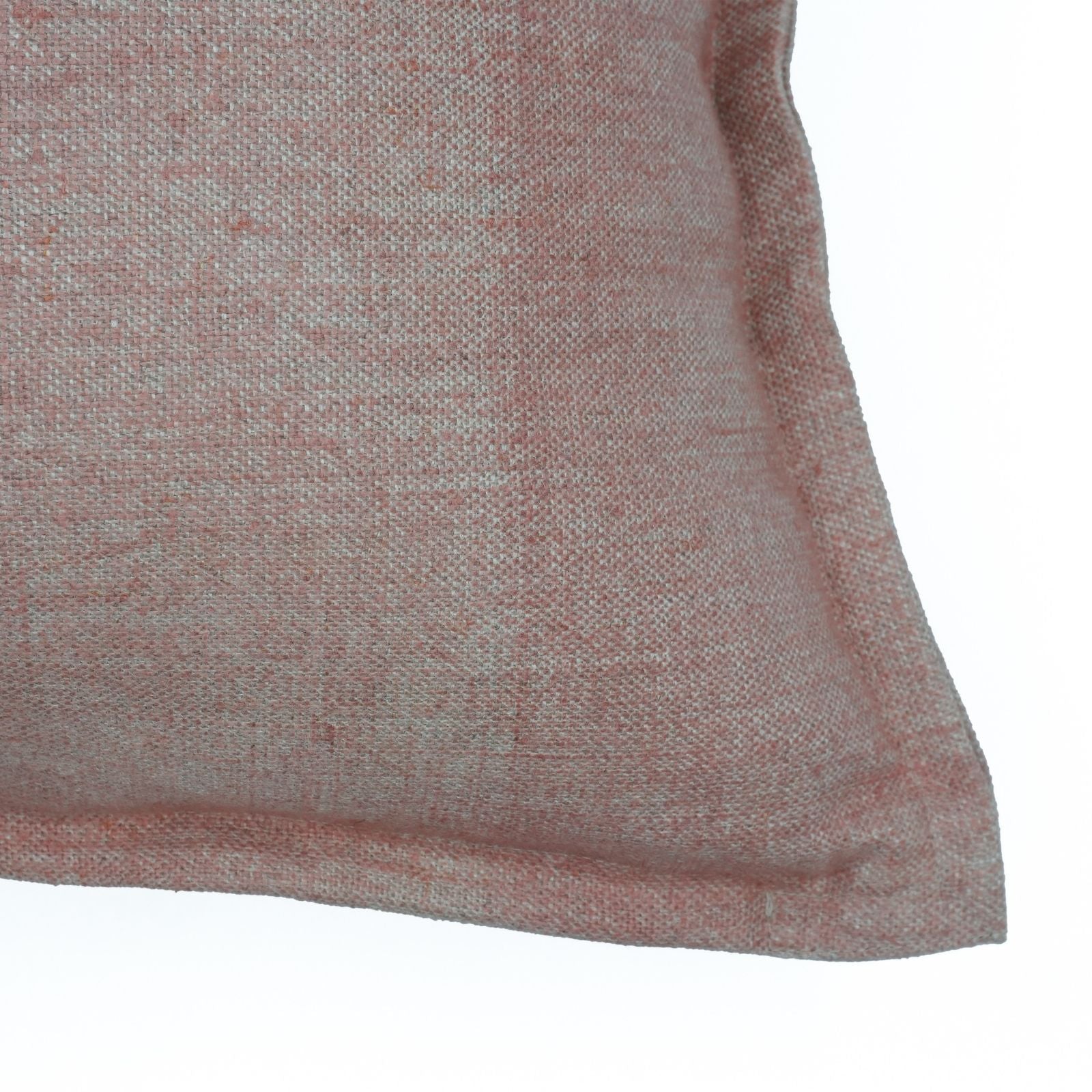 Solid Pink Thick Linen Oxford Boho Pillow Cover | Home Décor