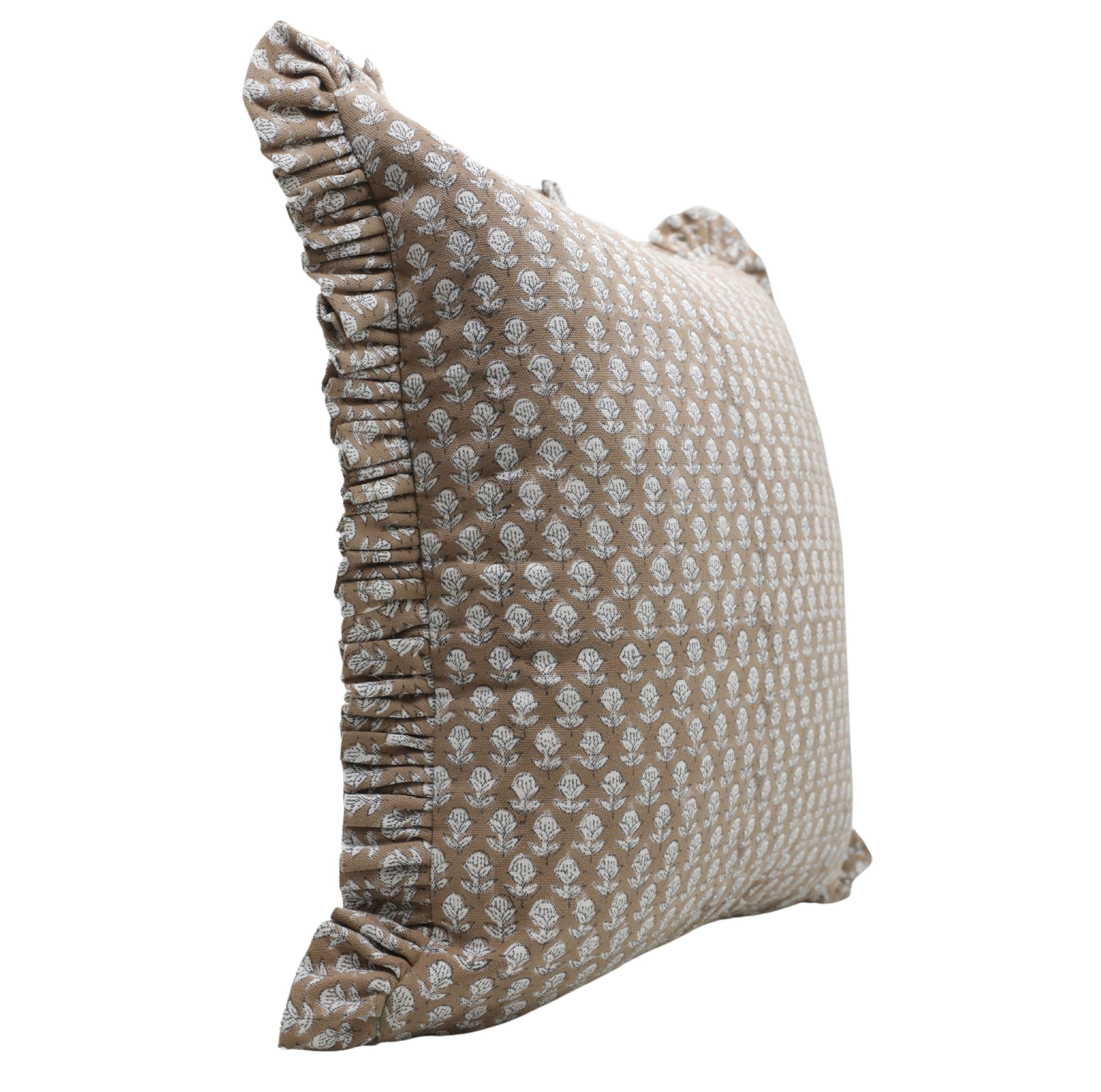 Tarangini - Ruffle Pillow Cover Fabdivine