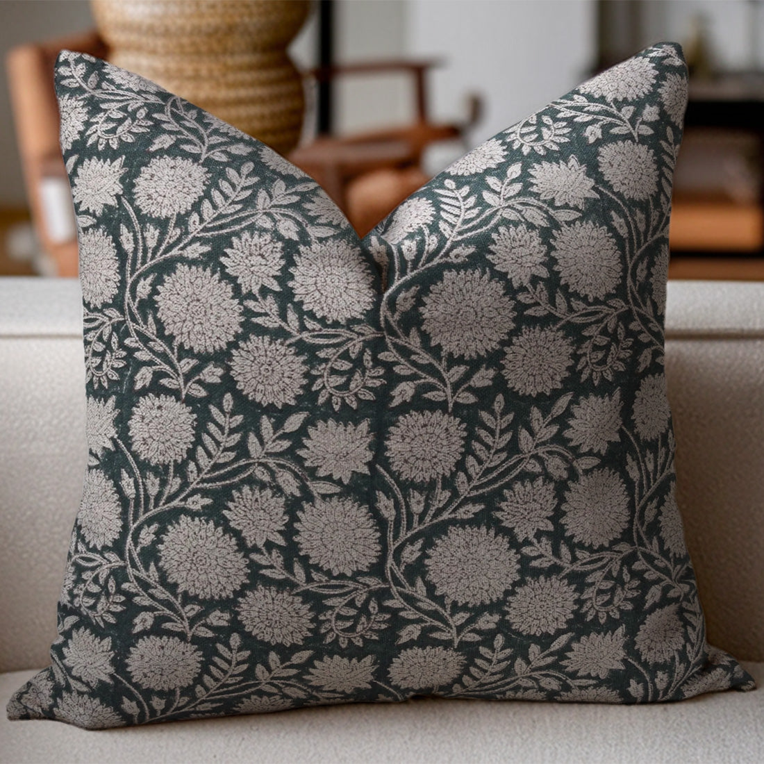  floral pattern and the other with solid color, on a white background.