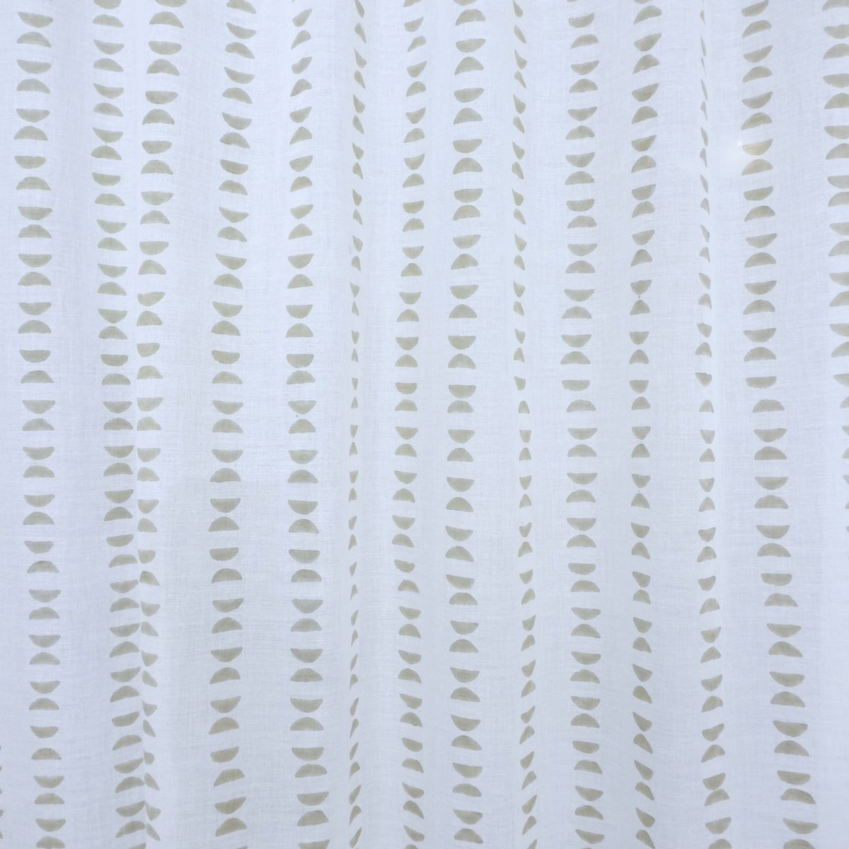 Block Printed Mustard Floral Cotton Window Curtain - Rudra