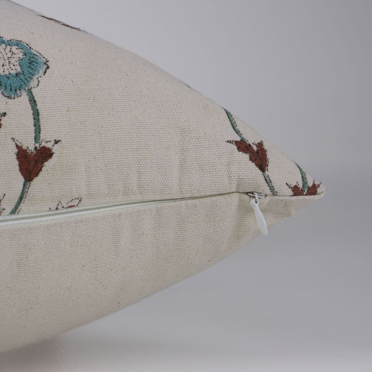 Amitabh Hand Block Print Cushion Cover – Duck Canvas