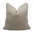 Handmade Solid Beige Oxford Boho Linen Cushion Cover 