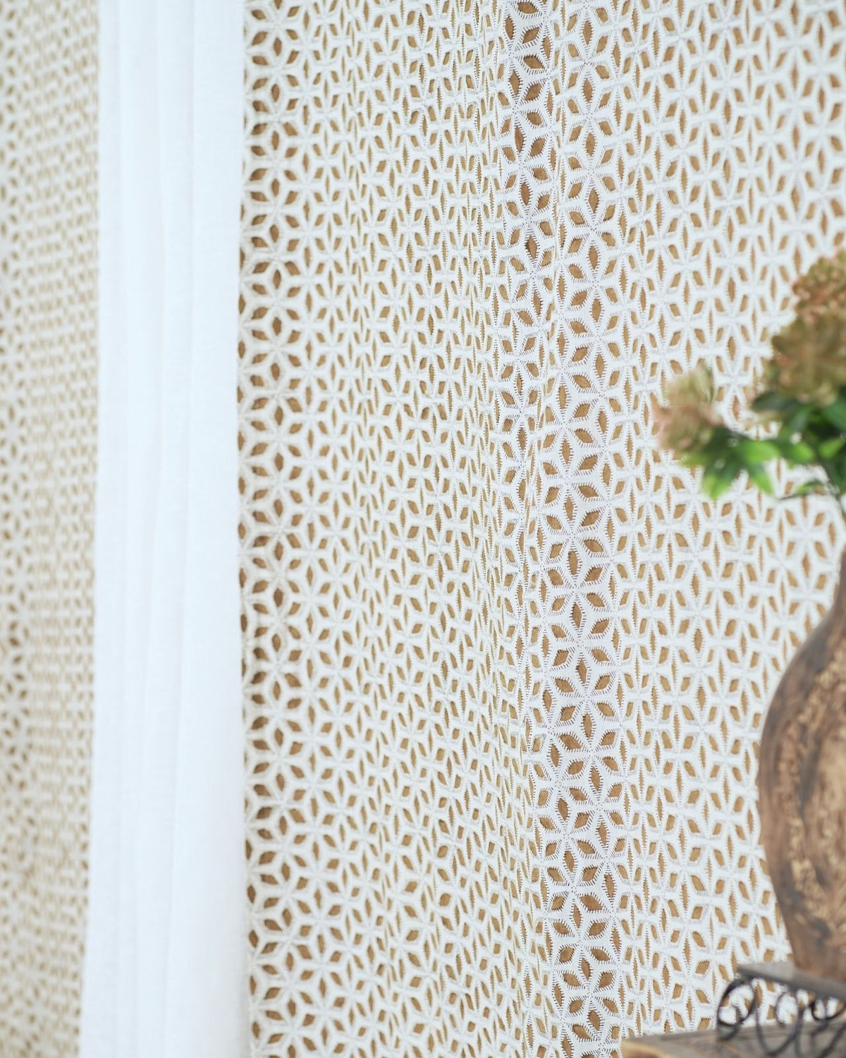 Handmade Viscose Linen Tab Top Window Curtain – Shatkon