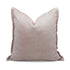 Solid Pink Thick Linen Oxford Boho Pillow Cover | Home Décor
