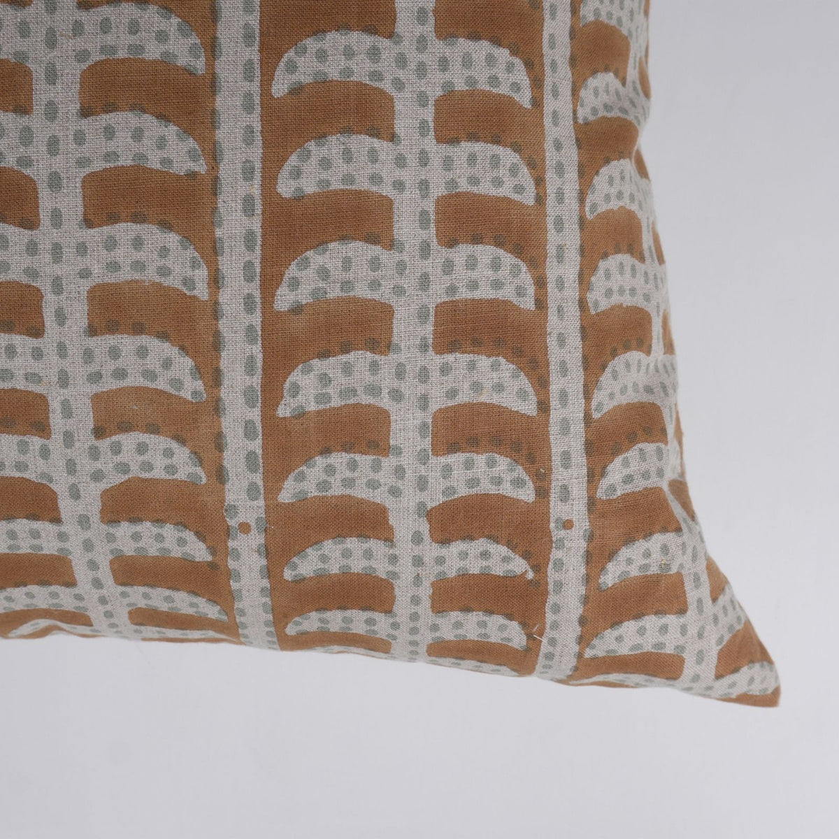 Indian Ancient Linen Pillow Cover for Sofa || Garud