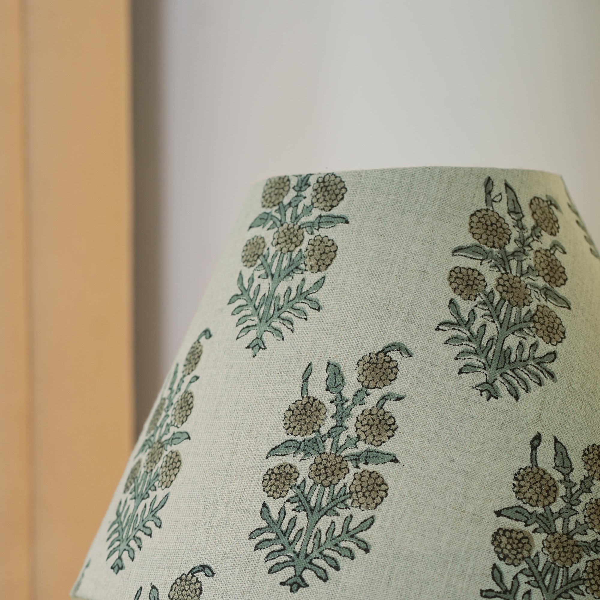 Handmade Pure Linen Boho Decor Coolie Lampshade - Hazara