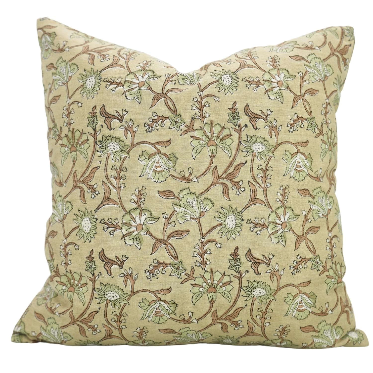 pillow covers from india with floral pattern