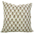 Fabdivine Handmade Block Print Decorative 14X14 Inches Throw Pillowcase Cushion Cover with Hidden Zipper for Sofa, Couch, Farmhouse, Summer, Spring, Fall Decoration, Gurukul, Red