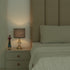 Handcrafted Gray Floral Detachable Linen Lampshade – Neelgagan 