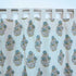 Mohini Hand Block Print Tab Top Curtains | Blue Linen