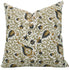 Fabdivine Handmade Block Print 22X22 Inch Cotton Linen Throw Pillowcase Cushion Cover, Fall Season, Summer, Spring Decoration for Sofa, Couch, Bed, Living Room, Farmhouse, Hawamahal, Black and Yellow