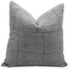 Fabdivine Decorative Handmade Thick Linen 14X14 Throw Block Print Vintage Pillowcase Cushion Cover with Zipper for Sofa, Couch, Fall Decoration, Outdoor, Living Room, Home Décor, Leheriya, Black
