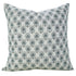 Fabdivine Handmade Block Print Decorative 24X24 Inches Throw Pillowcase Cushion Cover with Hidden Zipper for Sofa, Couch, Farmhouse, Summer, Spring, Fall Decoration, Gurukul, Gray