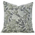 Fabdivine Handmade Block Print Viscose Linen Decorative Bohemian 20x20 Inch Throw Pillowcase Cushion Cover with Hidden Zipper for Sofa, Couch, Farmhous (Aakashganga-Grey)