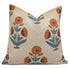 Fabdivine Artistic Handmade Block Floral Print Thick Linen 14x36 Inch Throw Pillow Cover with Zipper Decorative for Living Room, Bedroom, Sofa and Couch (Light Mustard-Badshah)