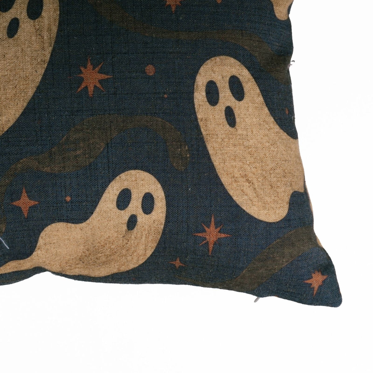 Spook Ghost Printed Boho Lumbar Cushion Cover Halloween Decor 