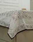 Soft 100% cotton bedsheet with intricate handmade block print detailing.