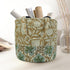 Hand print basket for living room decor