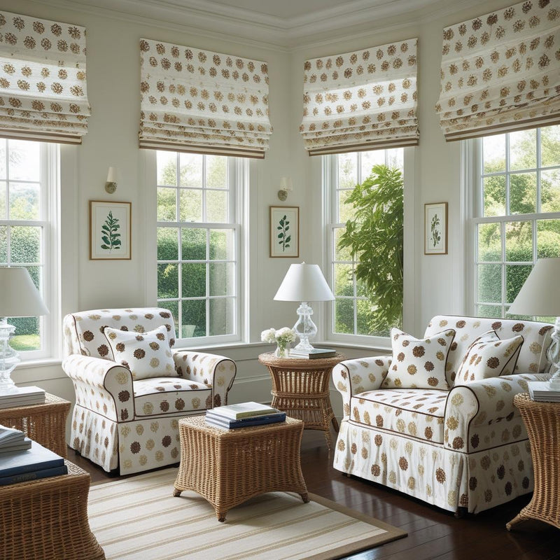 Floral Kitchen Romanshade | Effortless Everyday Kitchen Elegance