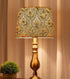 Lampshade cone with printed or patterned fabric
