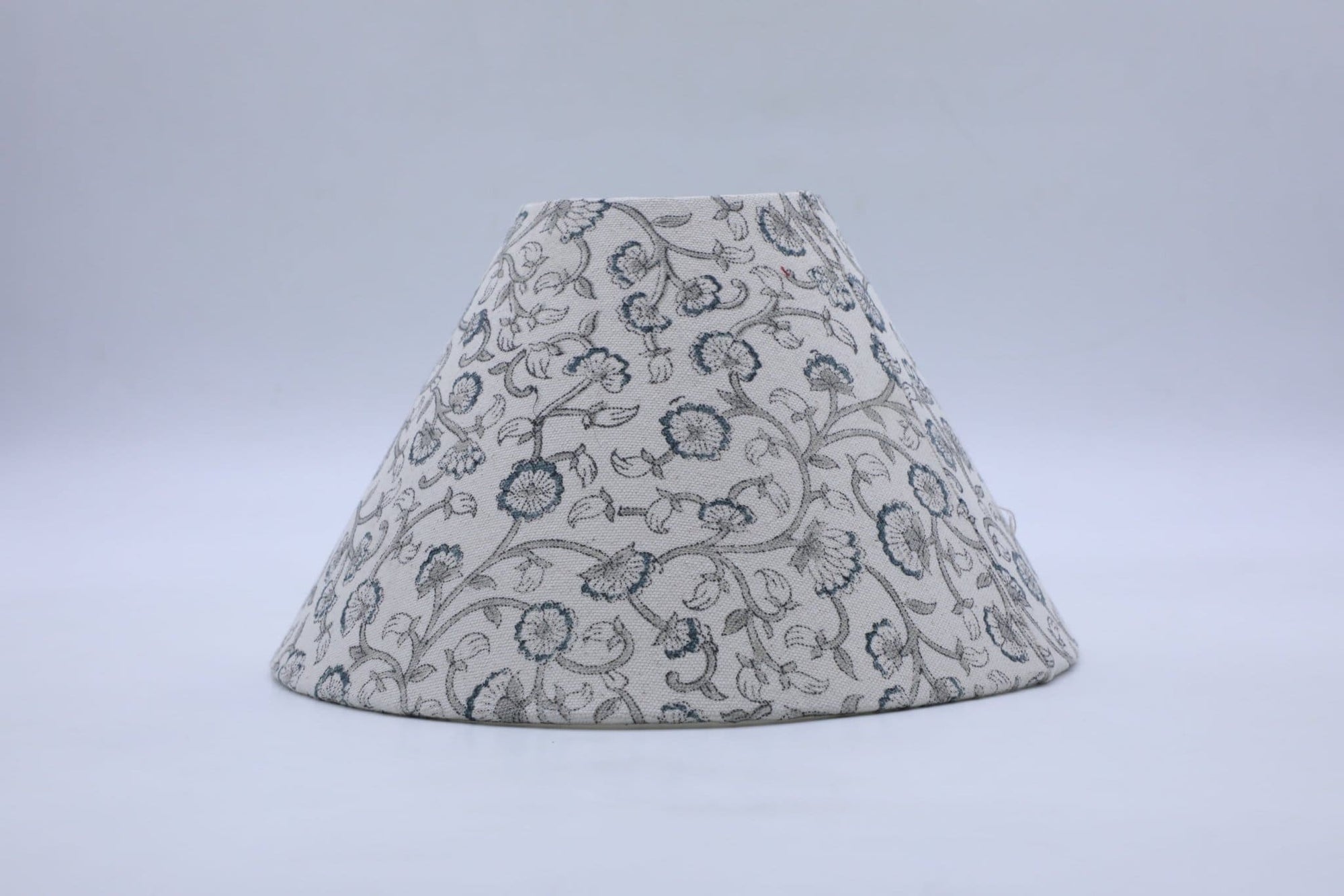 Block Print Cone Lampshade - Himachal - Set of 2