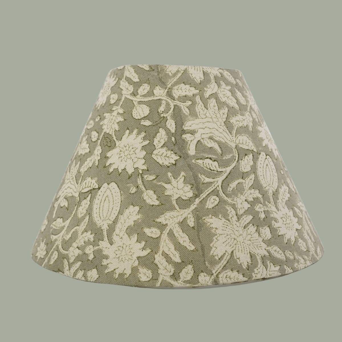 Handmade Manikarnika Green Duck Canvas Lampshade