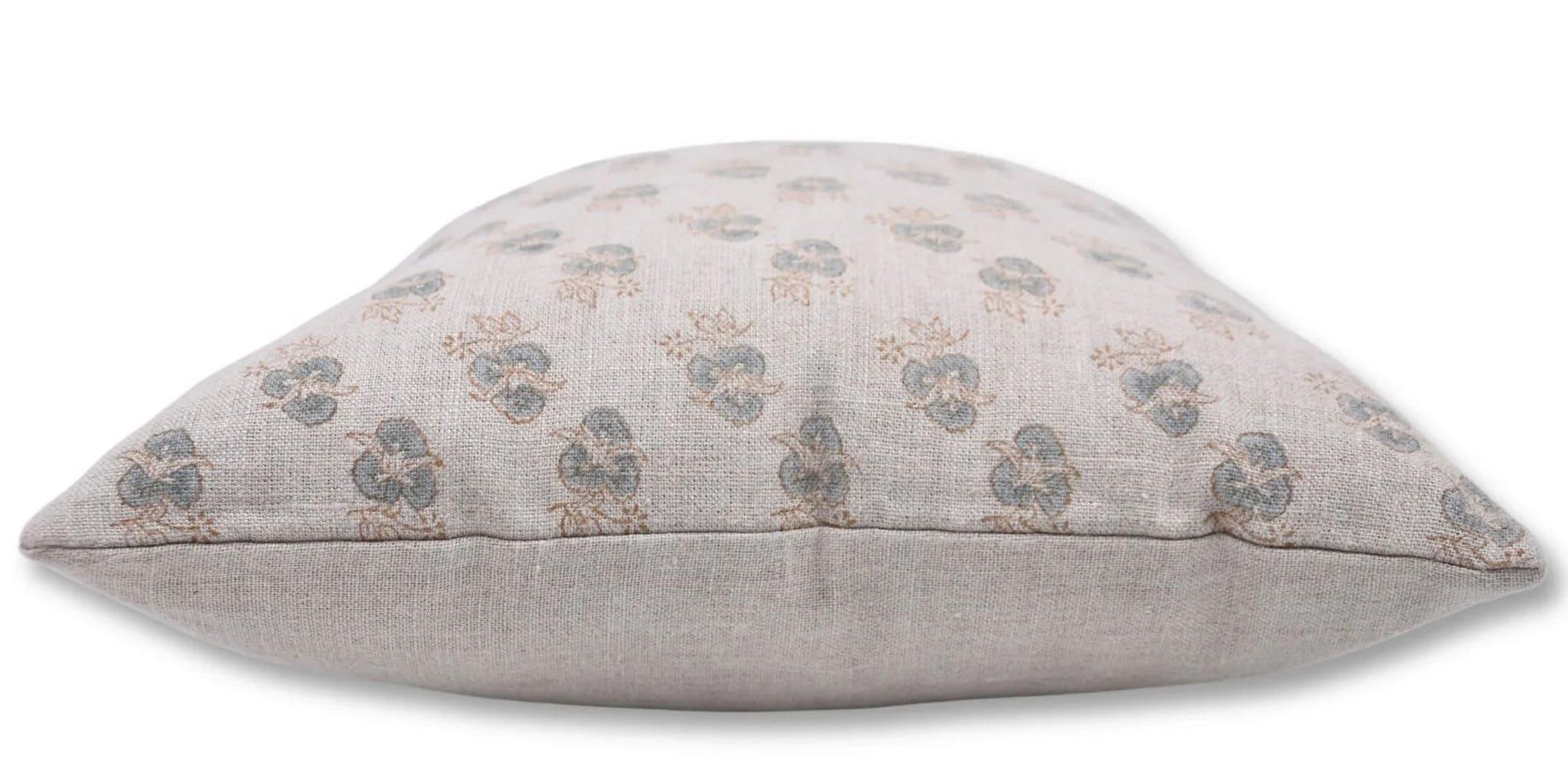 Decorative pillow with floral pattern 