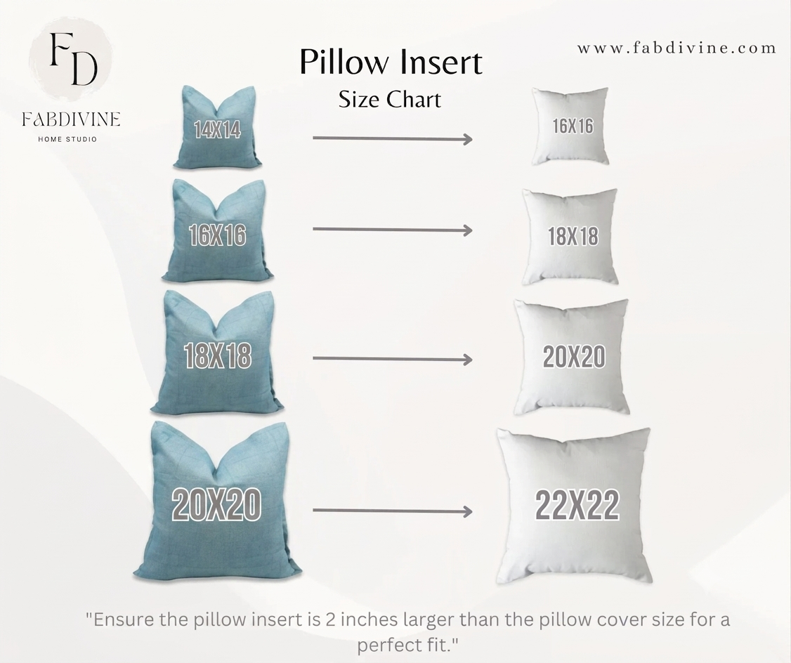 Solid Blue Thick Linen Oxford Throw Pillow Cover