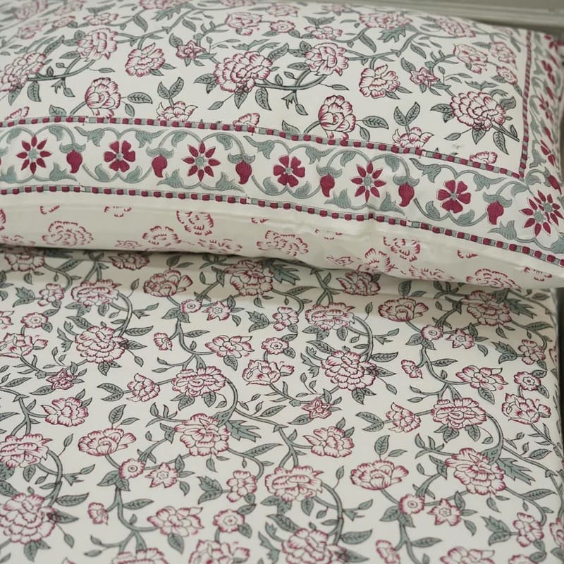 Traditional block print bedsheets for cozy rooms