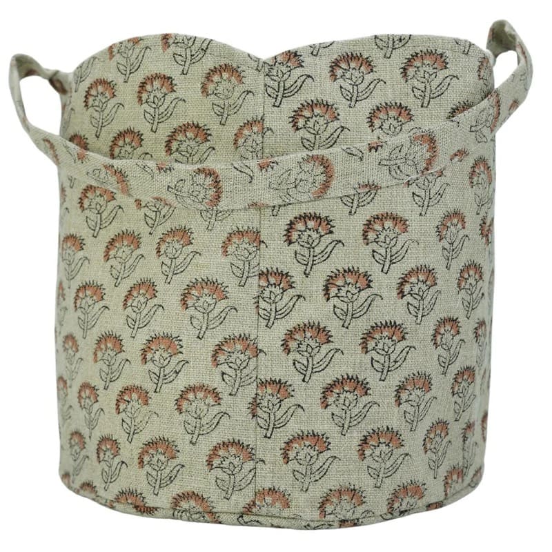 Custom size Roman shades block print style 
