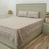 Designer hand print bedsheet for bed