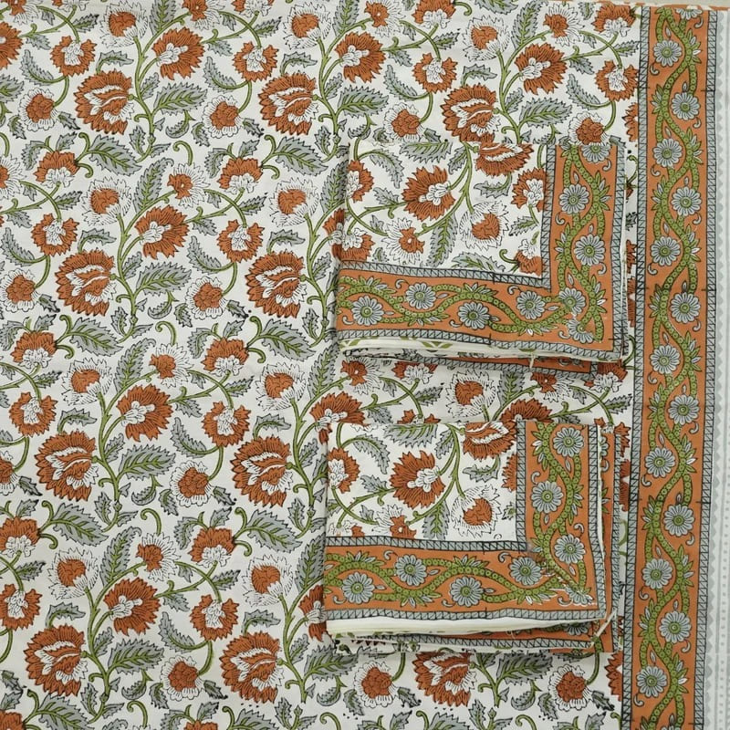 Mandakani Block Print Cotton Bedsheets