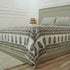 Colorful block print bedsheets for cozy interiors