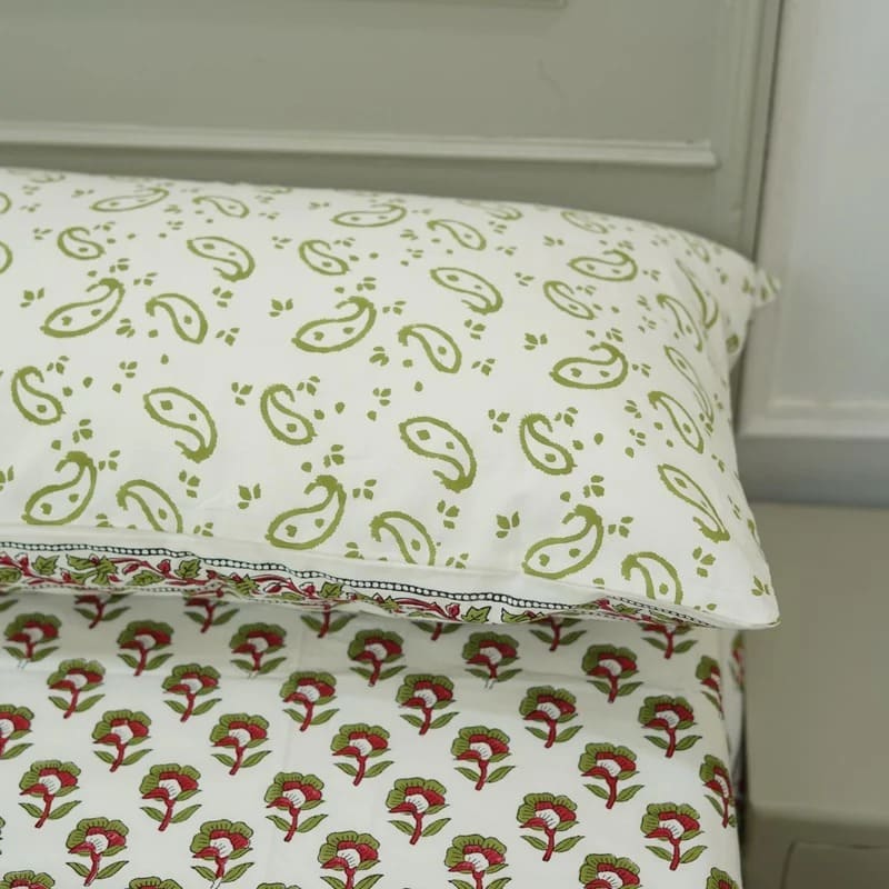 Block print bedsheets for bedroom styling