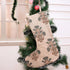 Designer hand print stockings in vibrant seasonal colors