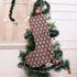 Vibrant block print stockings with elegant festive designs