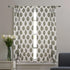 Shower curtain idea for compact bathroom space
