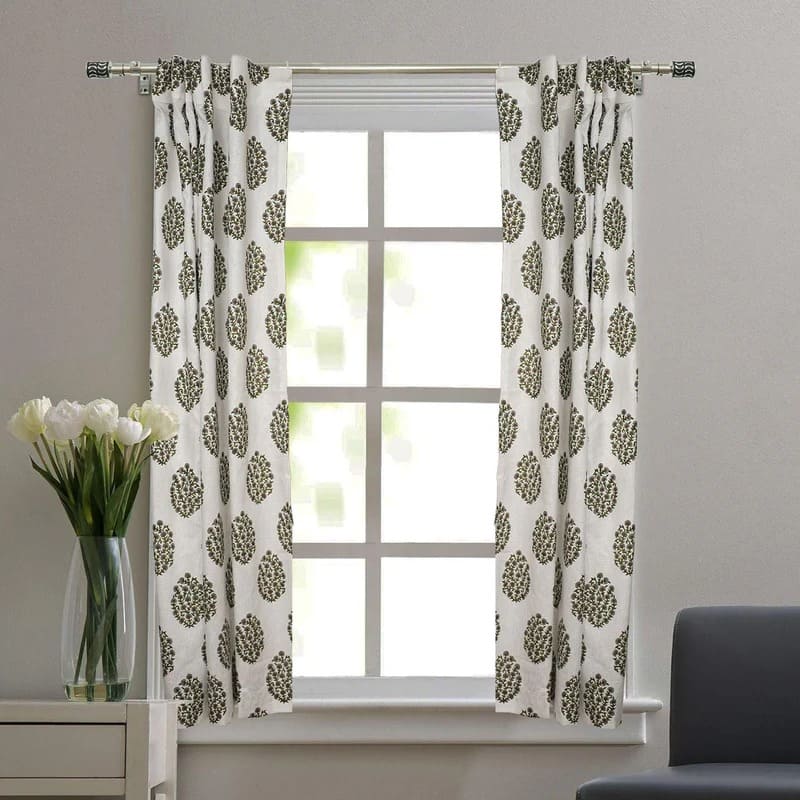 Kitchen sliding door curtain with minimalist style