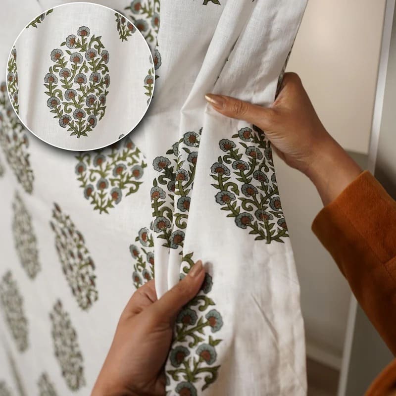 Curtains vs blinds comparison in living room setup