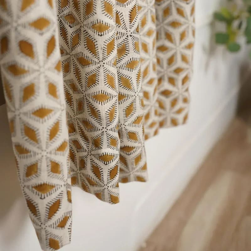 Black curtain for bedroom with elegant style