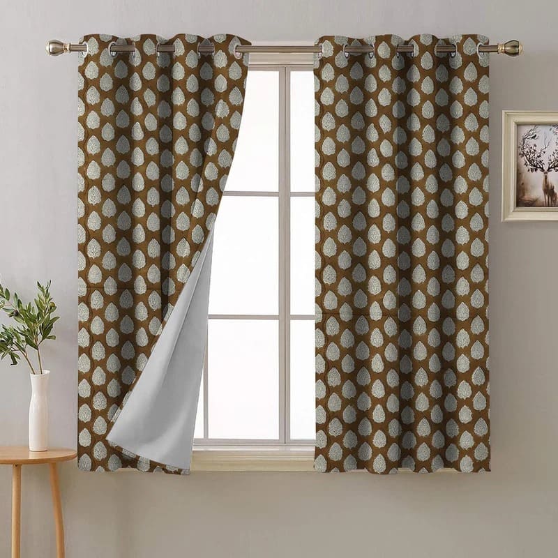 Kitchen curtain designs with charming patterns and colors