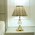 Decorative linen lampshade for bedroom décor