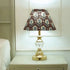 Hand-printed fabric lampshade for cozy interiors