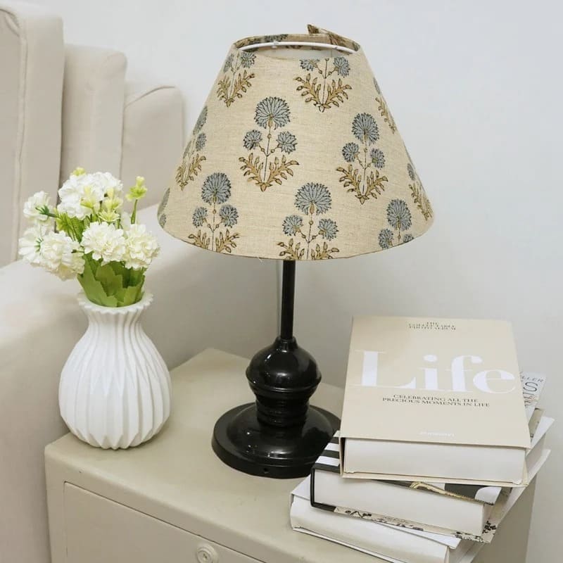 Indian handmade fabric lampshade for living room