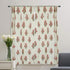 Ethnic hand print curtains cotton drape design