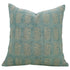 linen pillow cover with floral pattern
